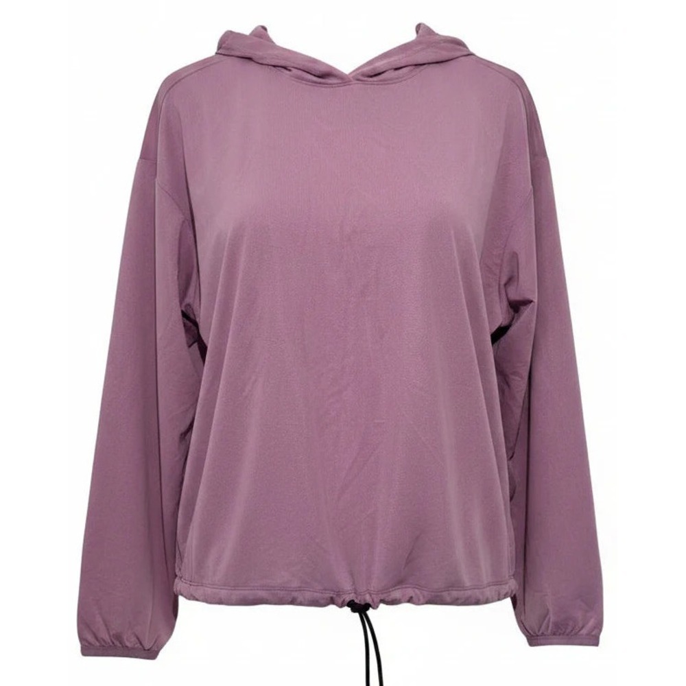 Avia Mauve Lightweight Mesh Hooded Pullover Jacket Large